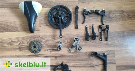 Schema dviračio priekabos dalių